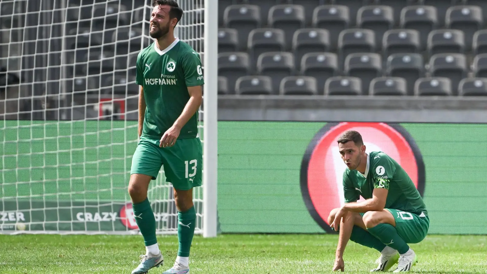 Fürth brachte ihm kein Glück: Orestis Kiomourtzoglou verlässt den Kleeblatt-Verein. (Foto: Sebastian Christoph Gollnow/dpa)