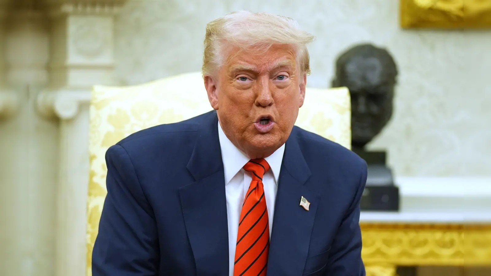 Trump gegen Wiederaufnahme Russlands in G7 (Foto: Evan Vucci/AP/dpa)