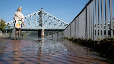 Die Elbe in Sachsen führt seit Wochenbeginn kein Hochwasser mehr. (Archivbild) (Foto: Sebastian Kahnert/dpa)