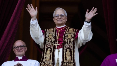 Der neue Papst Leo XIV.. (Foto: Oliver Weiken/dpa)
