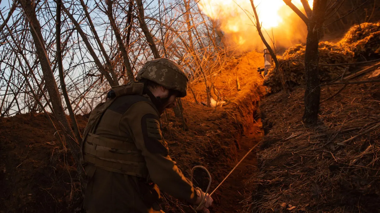 Die Ukraine verteidigt sich seit mehr als zwei Jahren gegen den russischen Angriffskrieg. (Archivbild) (Foto: Madeleine Kelly/Zuma Press/dpa)