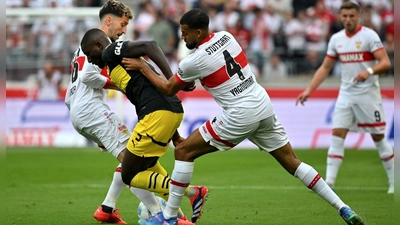 Nicht zu halten vom VfB: Torjäger Guirassy wechselte 2024 von Stuttgart nach Dortmund. (Archivbild) (Foto: Jan-Philipp Strobel/dpa)