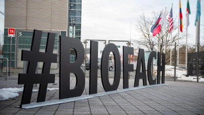 Die Weltleitmesse Biofach hat in Nürnberg ihre Tore geöffnet.  (Foto: Daniel Vogl/dpa)