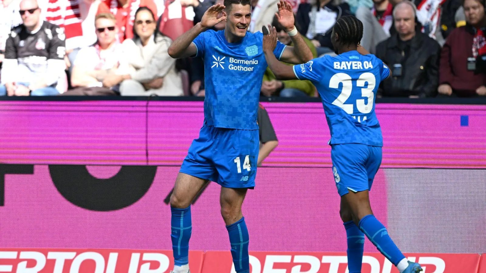 Schick lässt Leverkusen auf die Königsklasse hoffen. (Foto: Federico Gambarini/dpa)