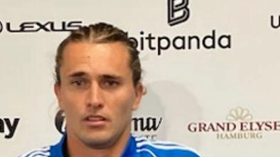 Alexander Zverev schlägt ab Montag in seiner Heimatstadt Hamburg auf. (Foto: Stefan Flomm/dpa)