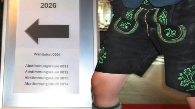 Die Kommunalwahl in Bayern ist zumindest in den großen Städten ohne größere Vorkommnisse angelaufen.  (Foto: Karl-Josef Hildenbrand/dpa)
