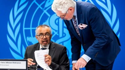 Die Weltgesundheitsorganisation (WHO) berief nach dem Ebola-Ausbruch in der Demokratischen Republik Kongo und in Uganda ihren Notfallausschuss ein.  (Foto: Salvatore Di Nolfi/KEYSTONE/dpa)