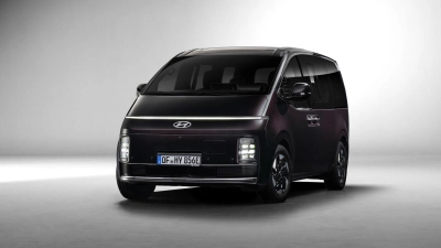 Hyundai erweitert sein Angebot um einen vollelektrischen Van: Der Staria feiert Weltpremiere in Brüssel. (Foto: Alex Tapley/Hyundai/dpa-tmn)