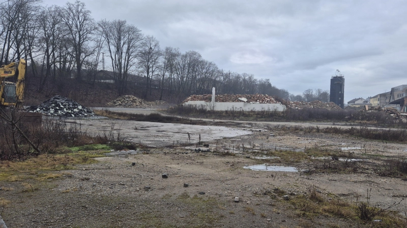 Einen höchst unschönen Anblick bietet das ehemalige Areal des Besamungsvereins (BVN) an der Neustädter Karl-Eibl-Straße nun schon seit rund zwei Jahren. Nun jedoch scheint der Abtransport des Bauschutts bevorzustehen.  (Foto: Patrick Lauer)