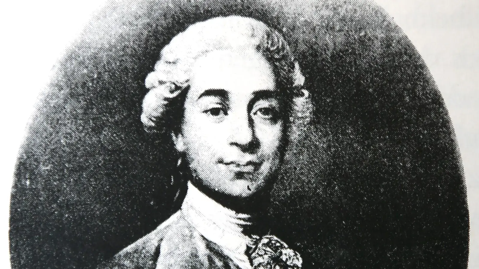 George de Bièvre nach einem Gemälde von Joseph Siffred Duplessis. G. (Schuhmann/Repro: T. Gerbing)