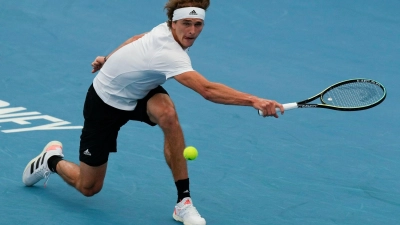 Hat sich in seinem Einzel gegen Taylor Fritz durchgesetzt: Alexander Zverev. (Foto: Mark Baker/AP/dpa)