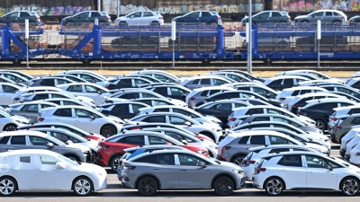 Elektroautos aus dem VW-Konzern dominieren den deutschen Markt.  (Foto: Hendrik Schmidt/dpa)