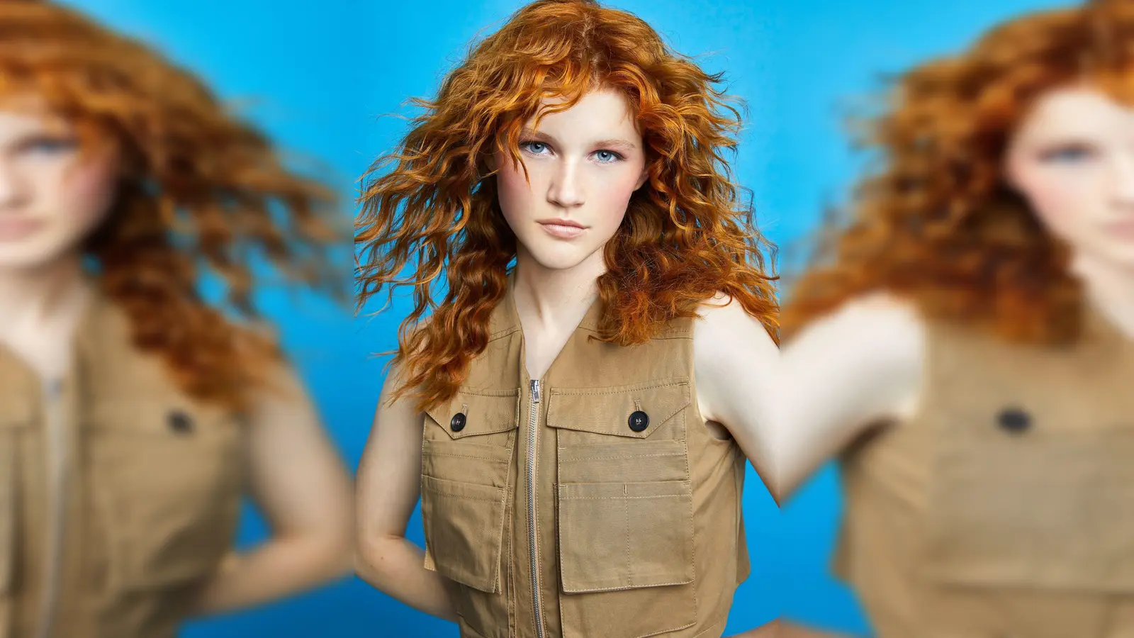 Locken-Looks liegen im Trend. Wer eigentlich glatte Haare hat, kann mit einer Dauerwelle nachhelfen. (Foto: Zentralverband Friseurhandwerk/dpa-tmn)