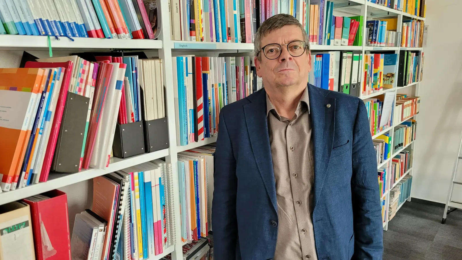 Professor Joachim Behnke war zu Gast im Georg-Wilhelm-Steller-Gymnasium in Bad Windsheim. (Foto: Nina Daebel)