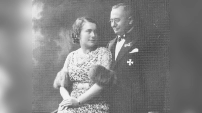 Christine Schmotzer mit ihrem Mann Hans. (Repro: WZ-Archiv)