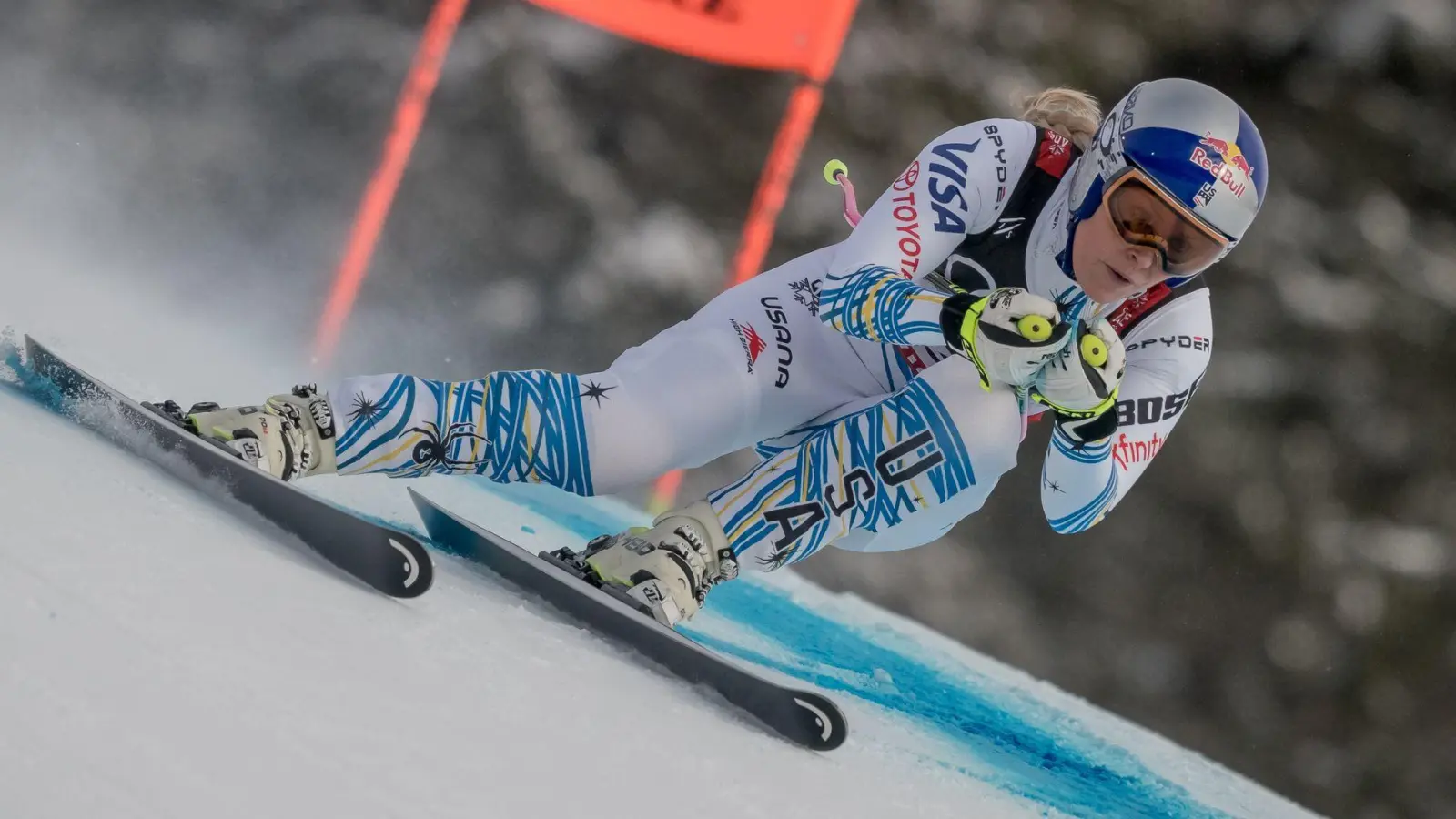 Lindsey Vonn will nach fünf Jahren Pause wieder in den Speed-Disziplinen angreifen. (Foto: Michael Kappeler/dpa)