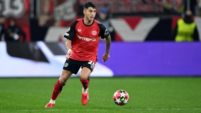 Exequiel Palacios soll Bayer Leverkusen noch lange prägen. (Foto: Federico Gambarini/dpa)