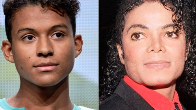 Jaafar Jackson (l), Neffe des 2009 gestorbenen „King of Pop“ Michael Jackson.  (Foto: -/AP/dpa)