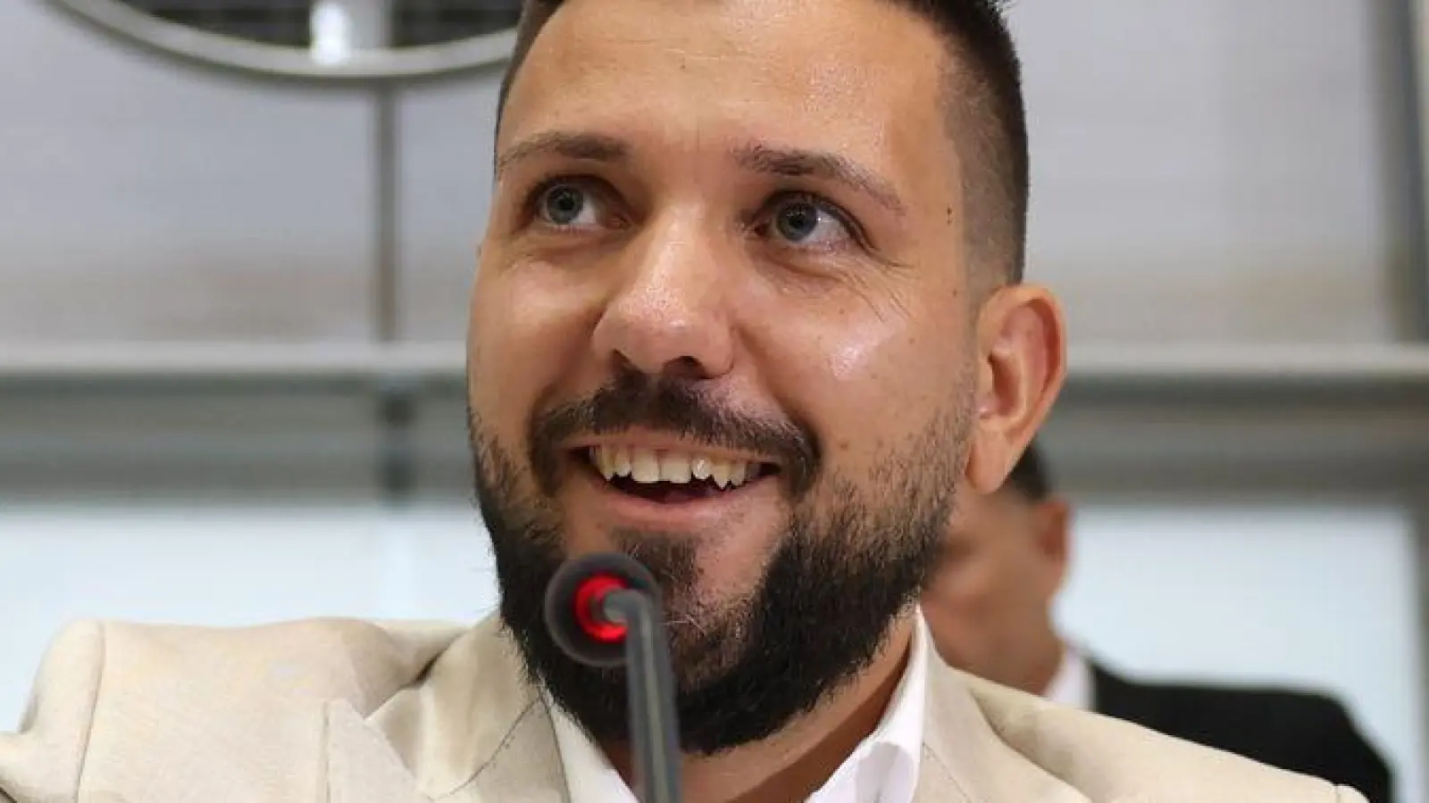Als erster AfD-Politiker in Deutschland ist Tobias Rausch am vergangenen Dienstag zum Landtagspräsidenten von Sachsen-Anhalt gewählt worden. (Archivbild)  (Foto: Jan Woitas/dpa pool/dpa)
