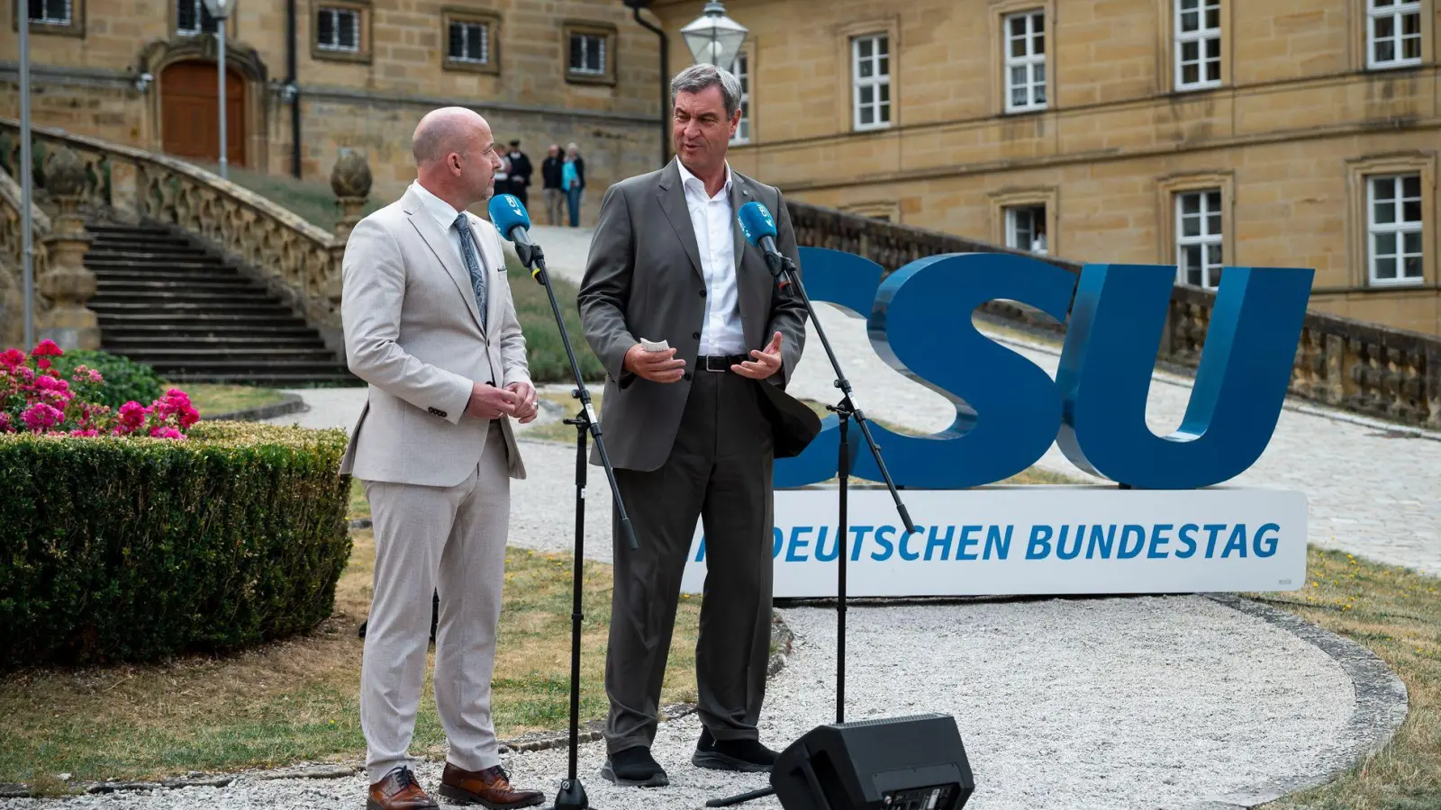 Die CSU sieht sich als Stabilitätsanker. (Foto: Daniel Vogl/dpa)