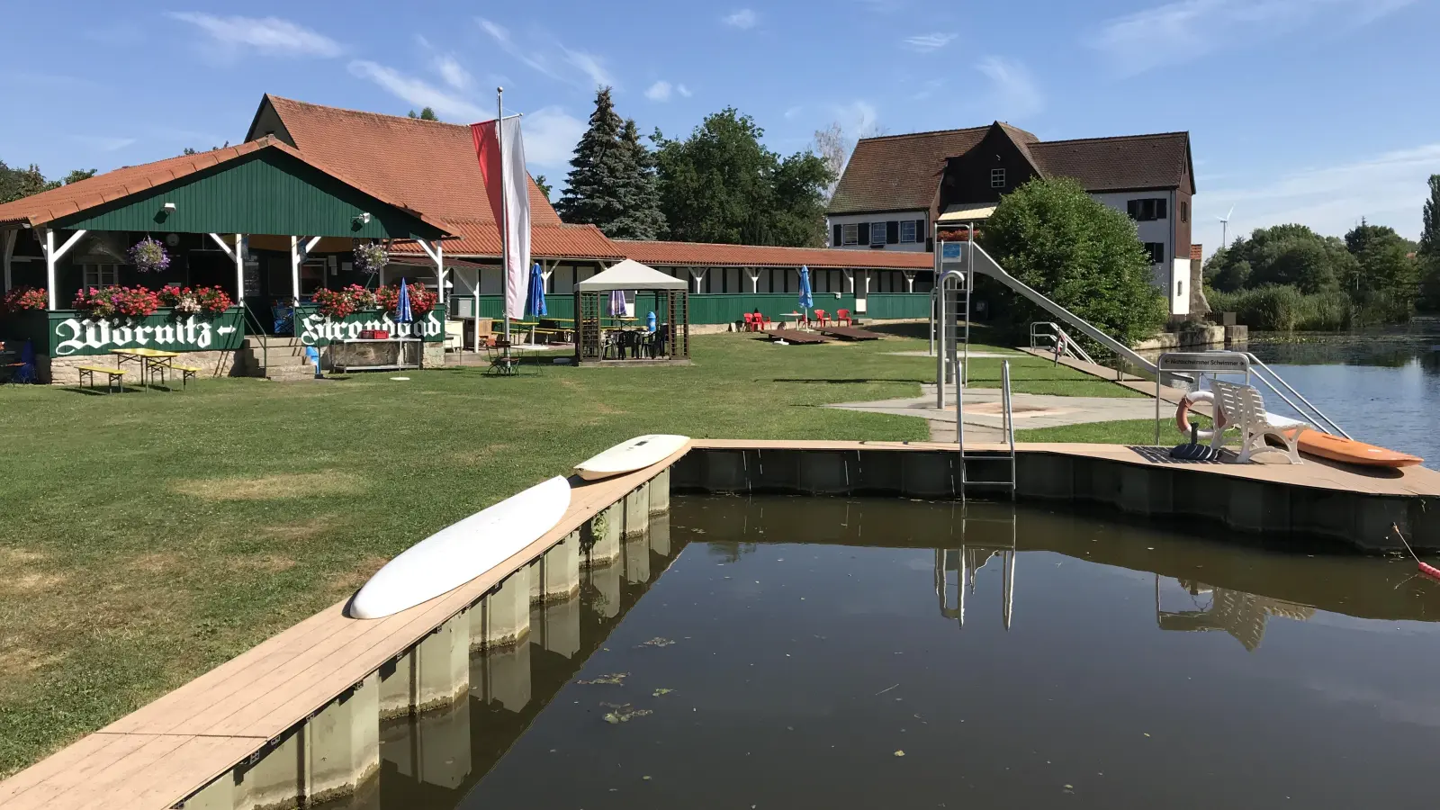 Seit 1936 ist das Dinkelsbühler Wörnitzstrandbad in städtischer Hand. Am 31. Juli findet deshalb eine Feier zum 90. Jubiläum statt. (Archivbild: Sandra Walter)