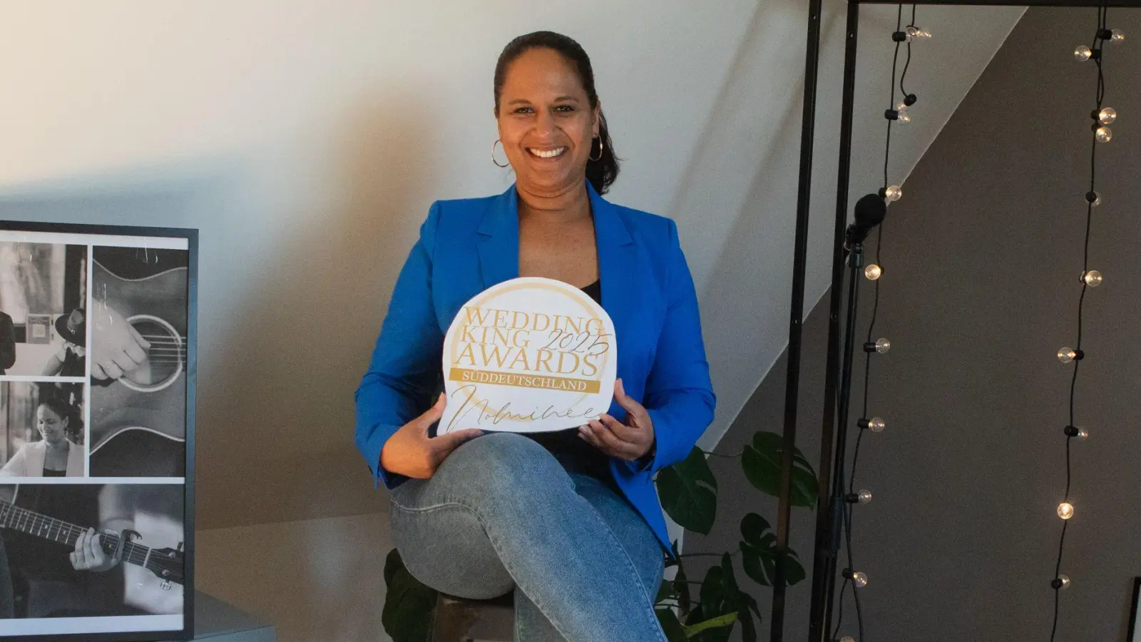 Jenny Tatum aus Dinkelsbühl singt auf Hochzeiten. Im Oktober nimmt sie in Köln beim Finale des „Wedding King Awards 2025“ teil. (Foto: Evi Lemberger)