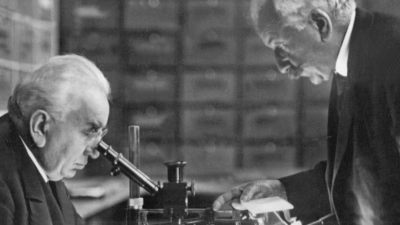 Die Brüder&nbsp;Auguste (rechts) und Louis Lumière&nbsp;gelten als Erfinder des Kinos. (Archivbild) (Foto: picture-alliance / dpa)
