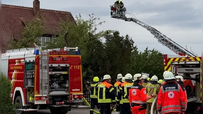 Zu einem Zimmerbrand ist es am Dienstag in Insingen gekommen. (Foto: Thomas Hörber)