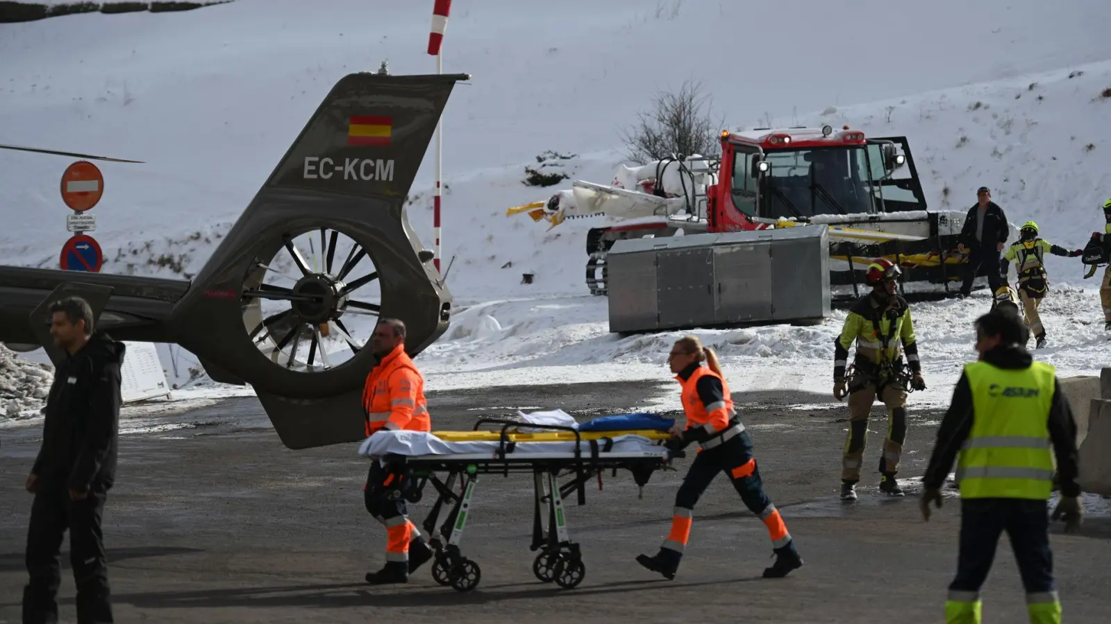 Zwei junge Spanierinnen wurden schwer verletzt. (Foto: Verónica Lacasa/EUROPA PRESS/dpa)