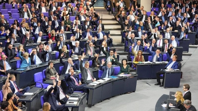 Im Bundestag kam es in den vergangenen Tagen zu denkwürdigen Szenen. (Foto: Michael Kappeler/dpa)