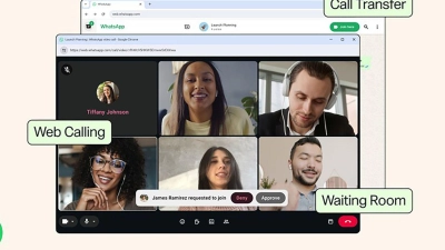 Audio- und Videoanrufe sind nun auch über WhatsApp Web verfügbar. (Foto: Meta/dpa-tmn)