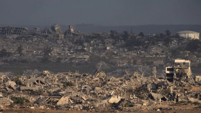 Der Gazastreifen ist durch den Krieg zu weiten Teilen verwüstet. (Archivbild)  (Foto: Maya Levin/AP/dpa)