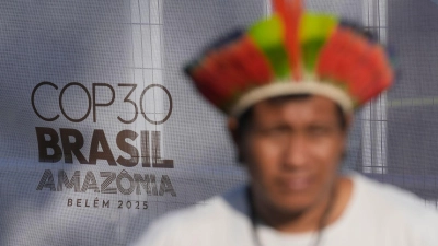 In Belem in Brasilien beginnt Montag die nächste Weltklimakonferenz. (Foto: Eraldo Peres/AP/dpa)