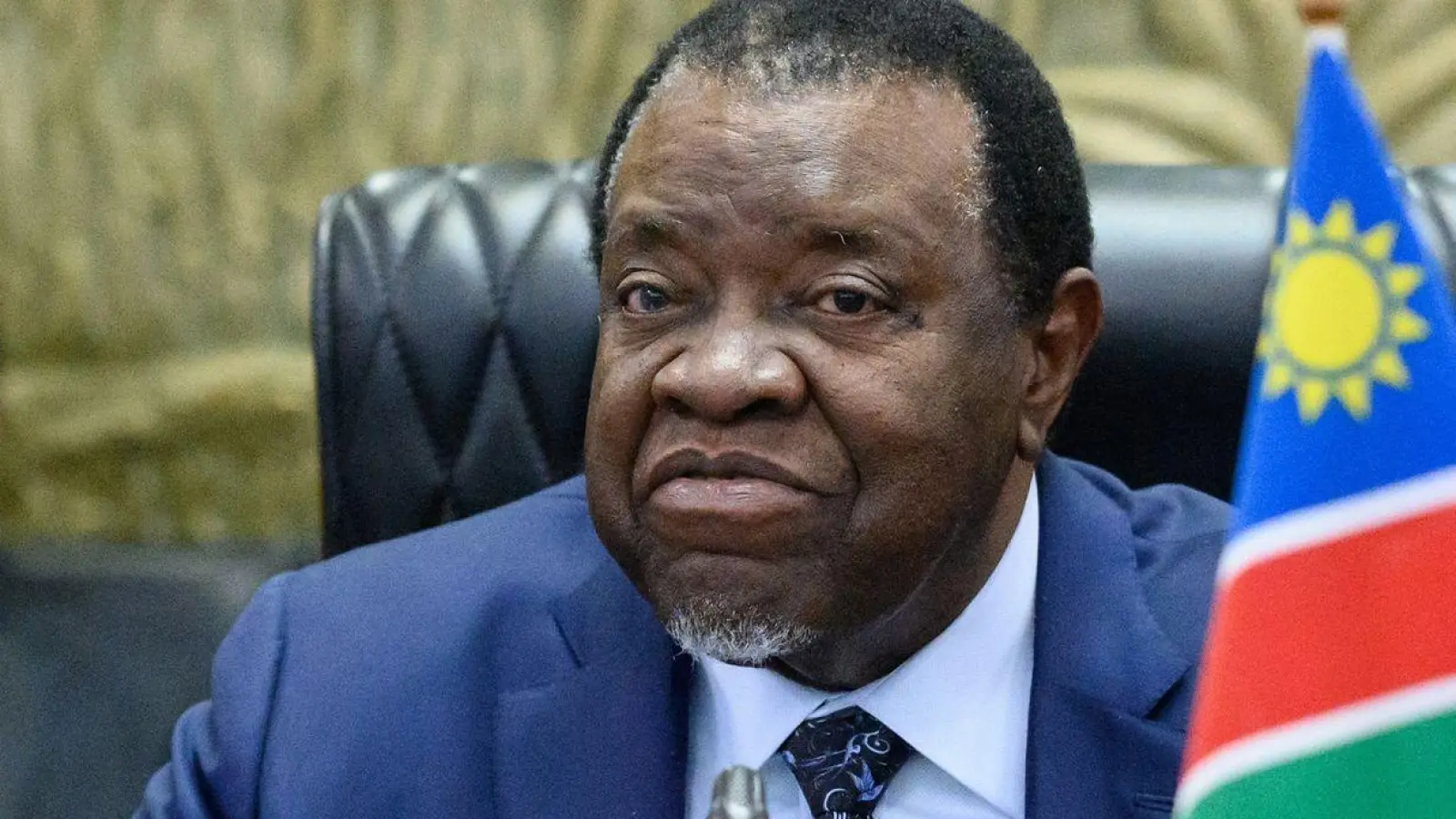 Namibias Präsident Hage Gottfried Geingob wurde 82 Jahre alt. (Foto: Bernd von Jutrczenka/dpa)