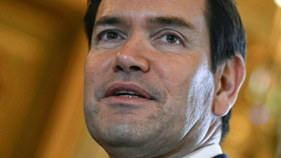 Stellt die Friedensbemühungen auf den Prüfstand: US-Außenminister Marco Rubio. (Archivbild)  (Foto: Julien de Rosa/POOL AFP/AP/dpa)