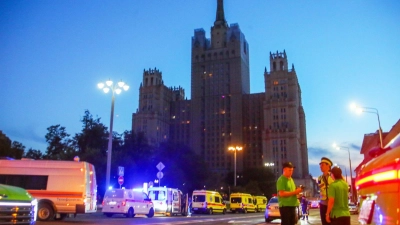 Bei der Explosion wurden mehrere Menschen getötet.  (Foto: Sergei Vedyashkin/Moscow News Agency/AP/dpa)