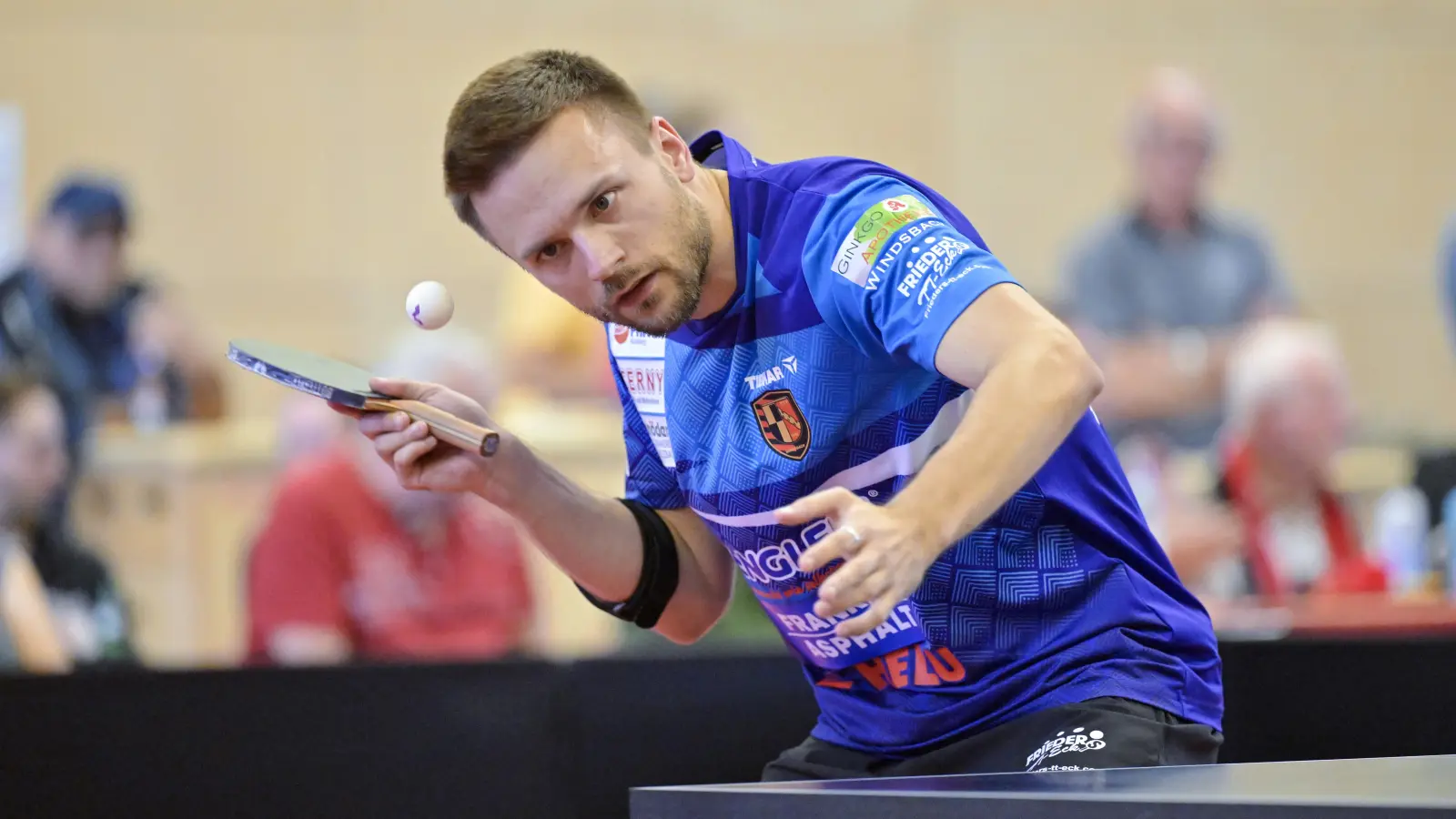 Jakub Folwarski soll im vorderen Paarkreuz für Windsbach punkten. (Foto: Martin Rügner)