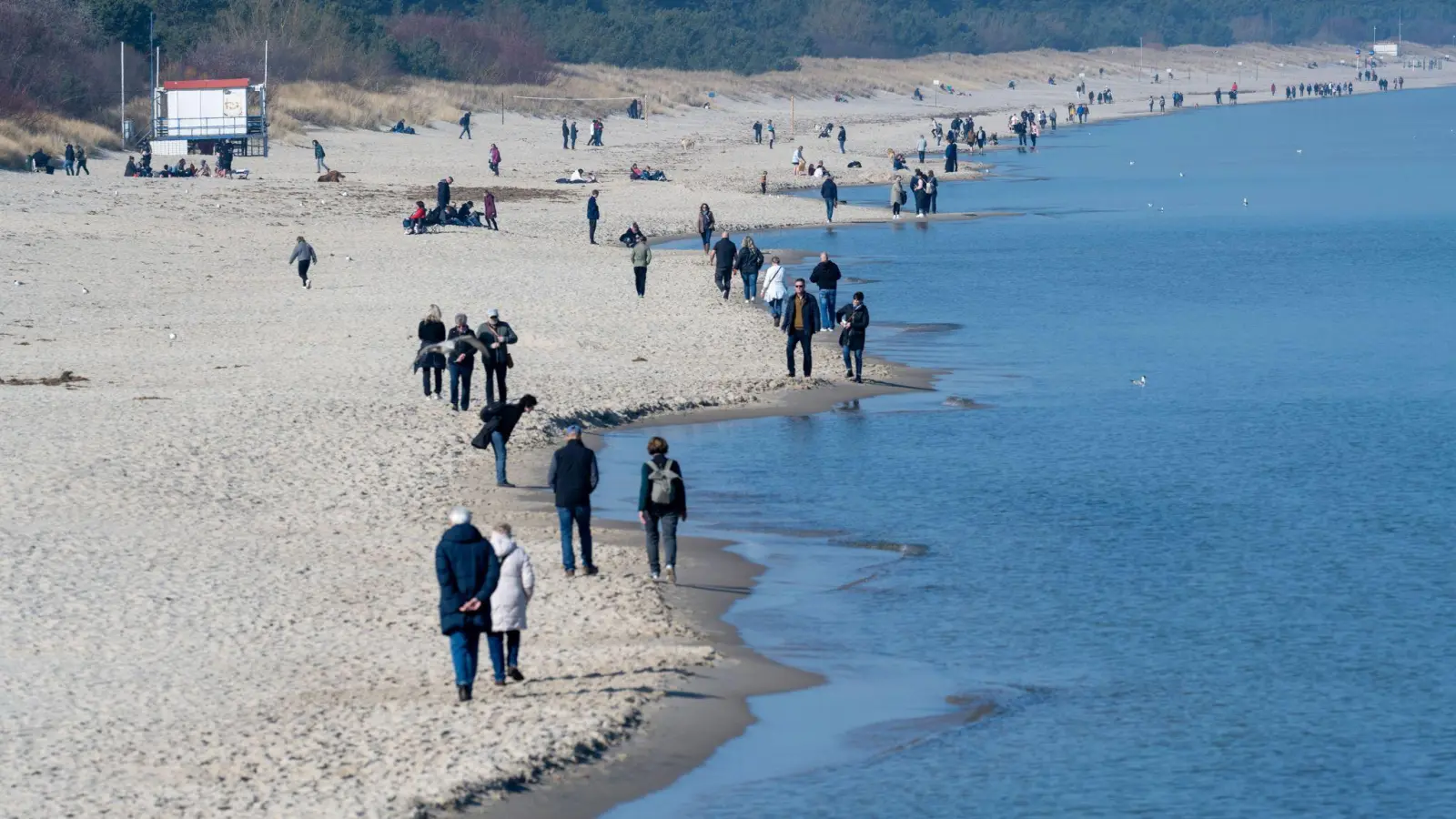 Urlaub an der See spielt im ersten Quartal noch keine große Rolle. (Foto: Stefan Sauer/dpa)