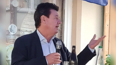 Stefan Doll war zu Gast in Uffenheim. (Foto: Andreas Zander)