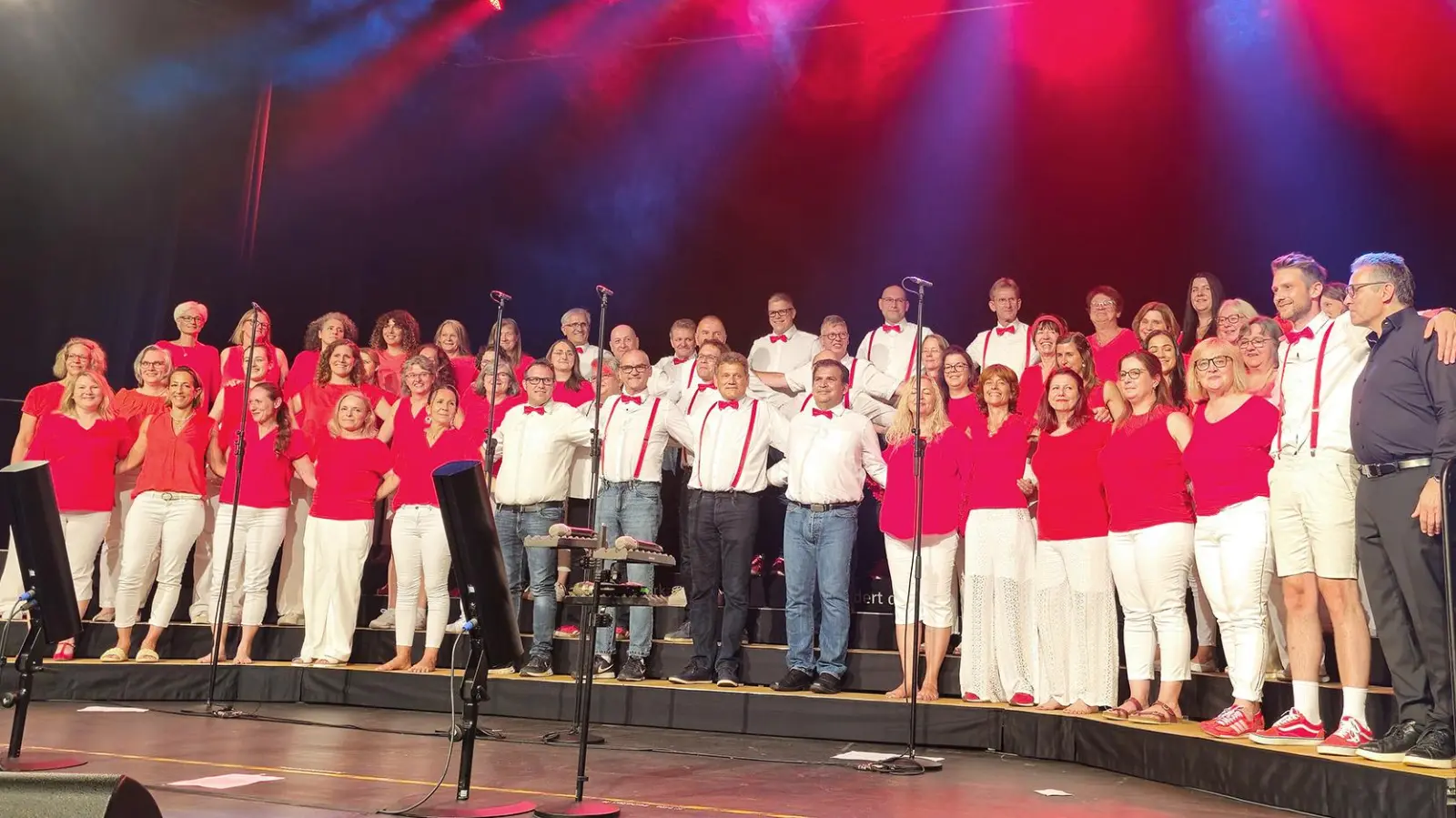 Der Chor „Choralle” begeisterte sein Publikum mit einem abwechslungsreichen und außergewöhnlichen Repertoire. (Foto: Nicole Paskow)