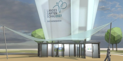 Die erste Visualisierung des Aussichtsturms für die Landesgartenschau in Bad Windsheim war äußerst positiv aufgenommen worden. Für Ernüchterung sorgte eine grobe Kostenschätzung. (Entwurf: Professor Christian Barta)