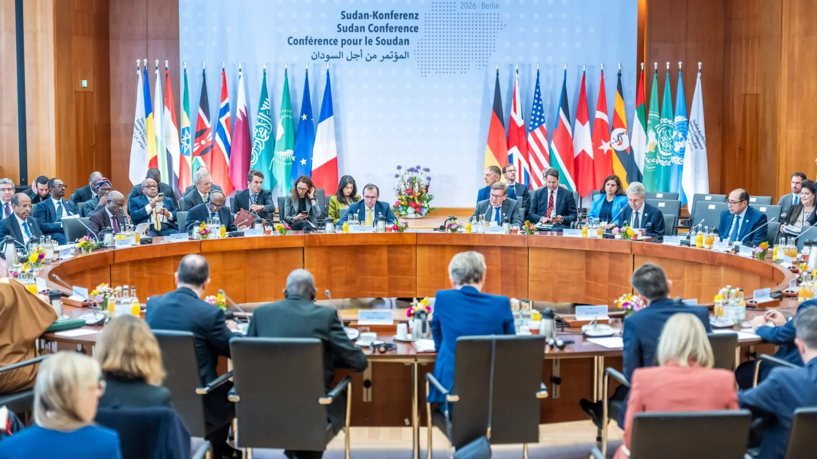 Auf der dritten internationalen Sudan-Konferenz geht es unter anderem um Zusagen für die Finanzierung humanitärer Hilfe. (Foto: Michael Kappeler/dpa)