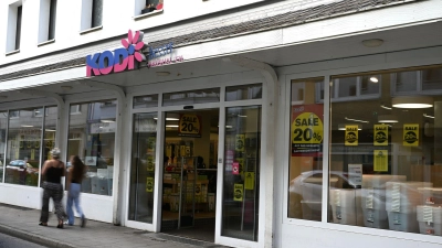 Diese Kodi-Filiale in Düsseldorf-Benrath bleibt erhalten. (Foto: Wolf von Dewitz/dpa)