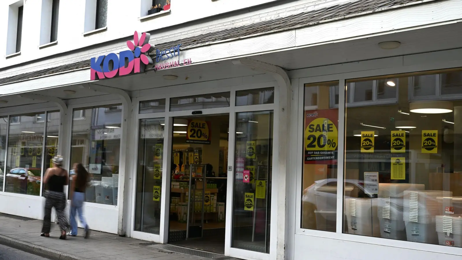 Diese Kodi-Filiale in Düsseldorf-Benrath bleibt erhalten. (Foto: Wolf von Dewitz/dpa)