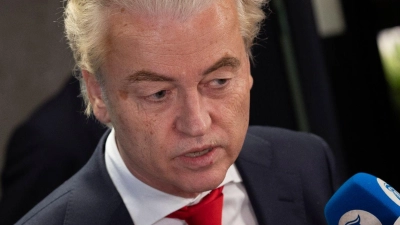 Geert Wilders ist Vorsitzender der rechtsextremen Partei PVV. (Foto: Peter Dejong/AP/dpa)