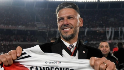 Martin Demichelis trainiert derzeit den argentinischen Club River Plate. (Foto: Gustavo Garello/AP/dpa)