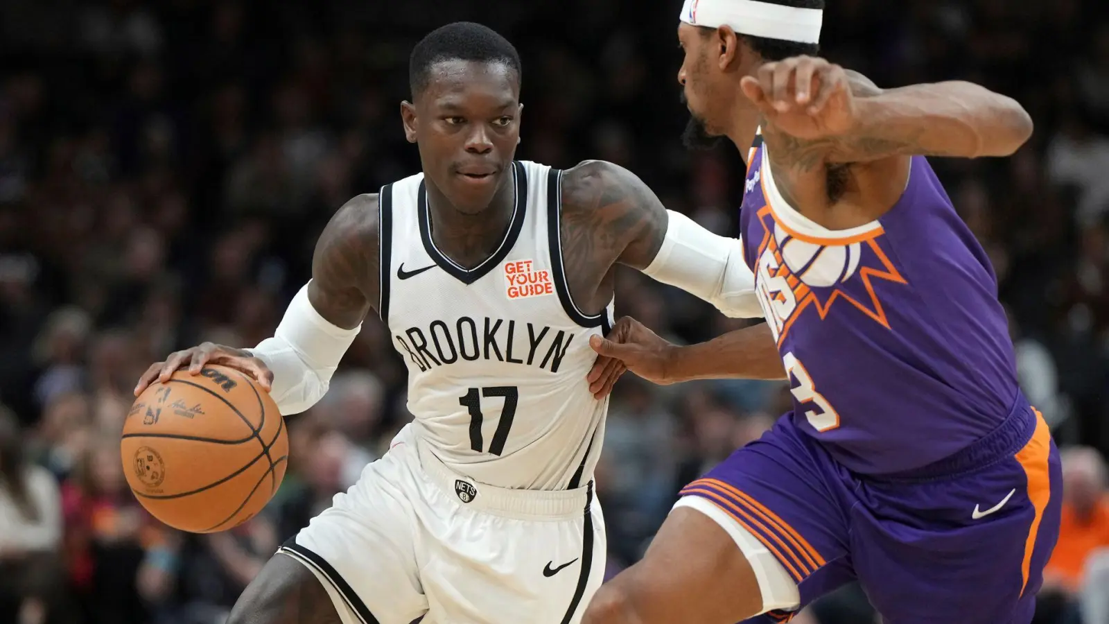 Dennis Schröder spielt zukünftig für die Golden State Warriors - sein achtes Team im zwölften NBA-Jahr. (Foto: Rick Scuteri/AP/dpa)