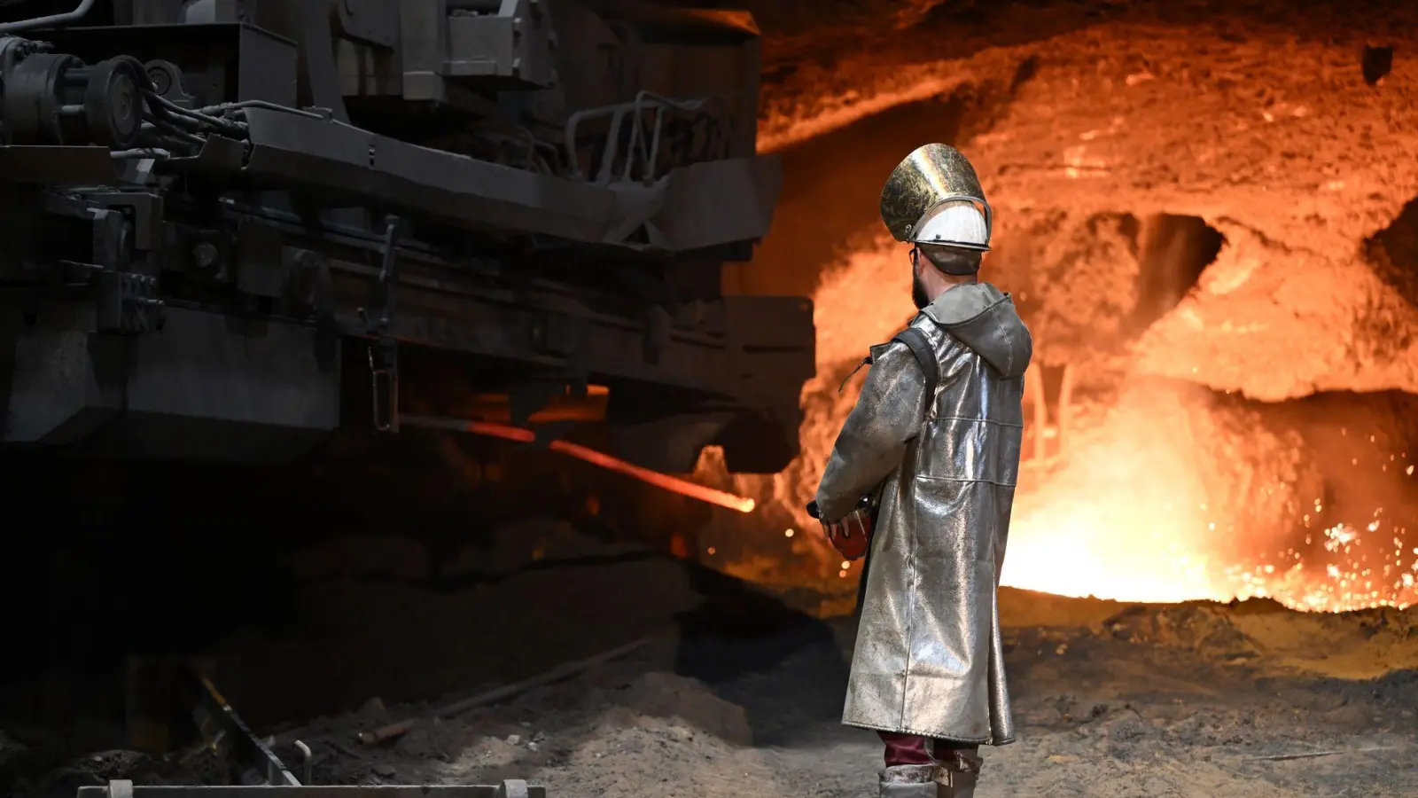 Die Stahlindustrie in Deutschland leidet unter gestiegenen Energiekosten (Foto: Federico Gambarini/dpa)