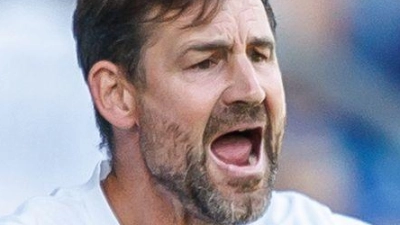 Hat viel Spektakel gesehen in den Spielen seiner Fürther: Trainer Thomas Kleine. (Foto: Andreas Gora/dpa)